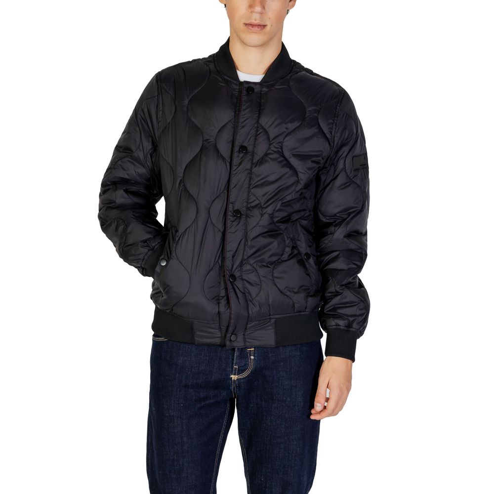 Black Polyamide Jackets & Coat