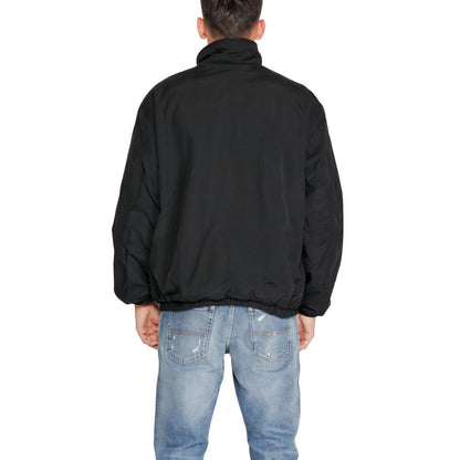 Black Recycled Polyester Jackets & Coat