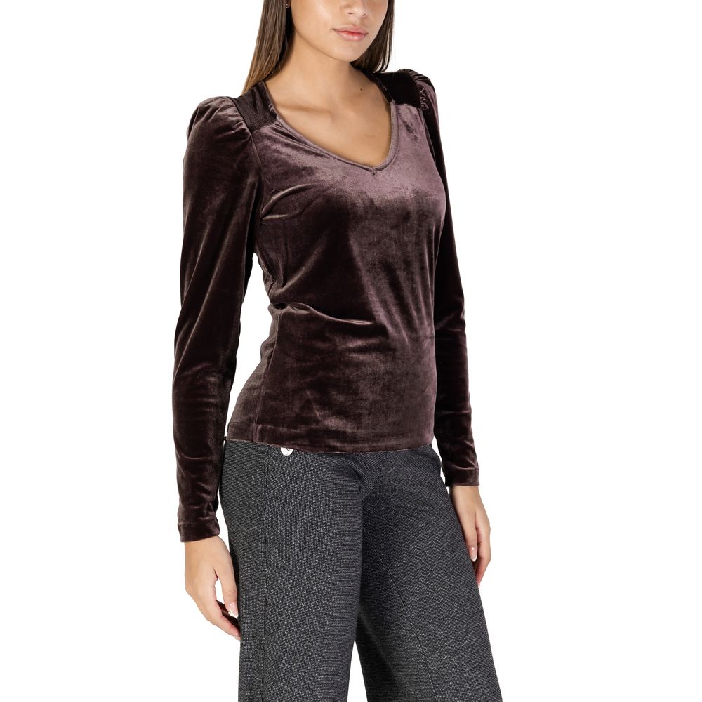 Brown Polyester Sportswear