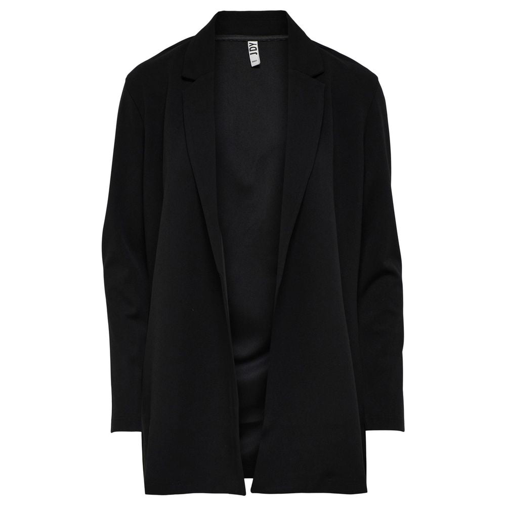 Black Polyester Blazer
