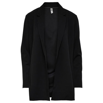 Black Polyester Blazer