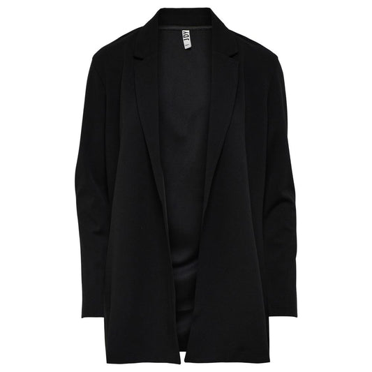 Black Polyester Blazer