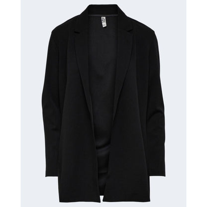 Black Polyester Blazer