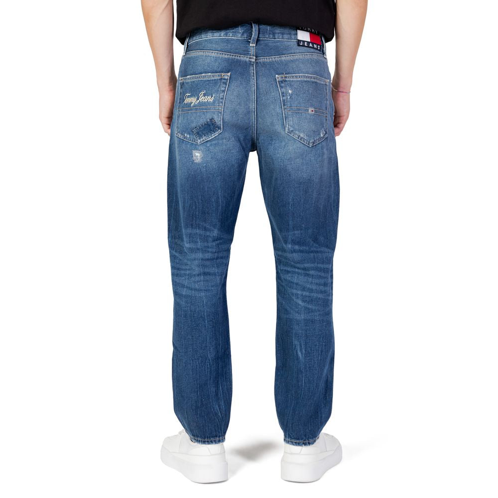 Blue Cotton Slim Fit Jean