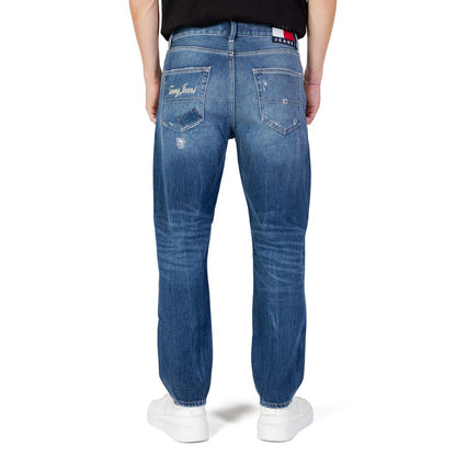 Blue Cotton Slim Fit Jean