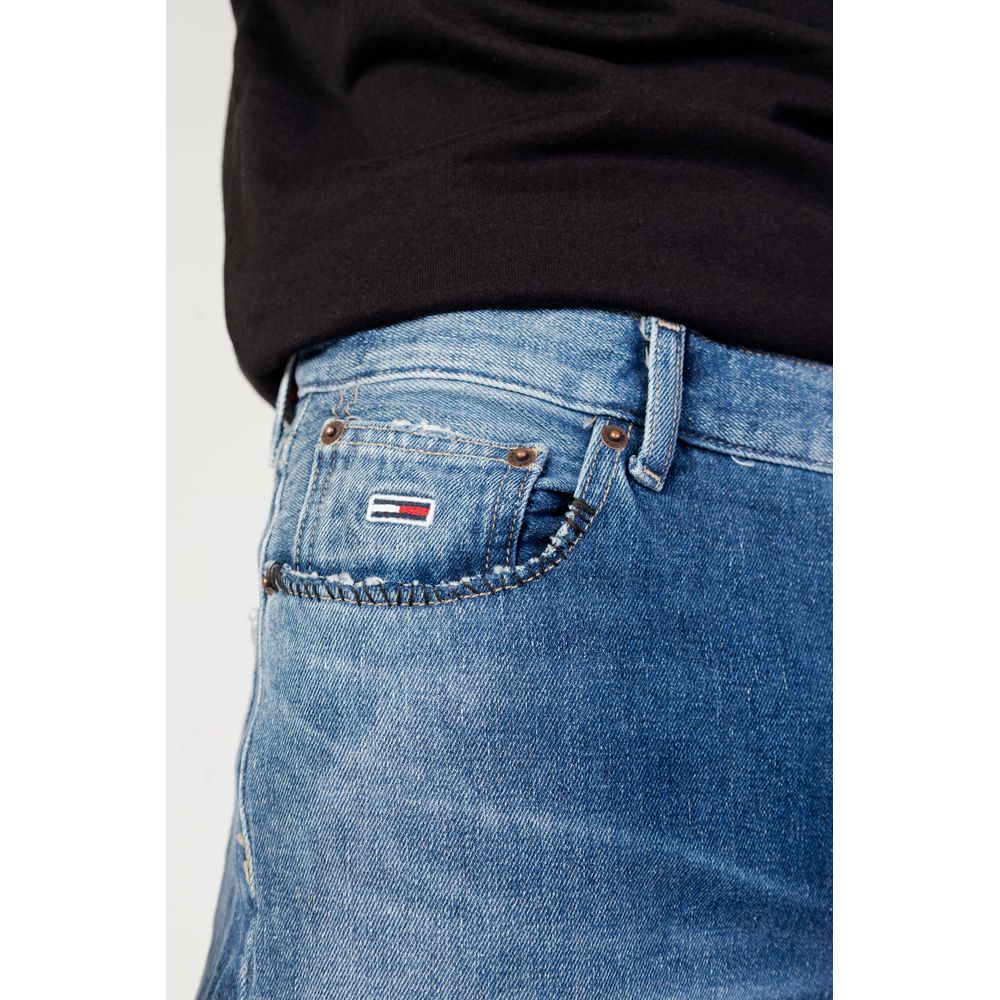 Blue Cotton Slim Fit Jean