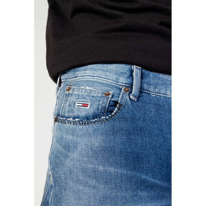 Blue Cotton Slim Fit Jean
