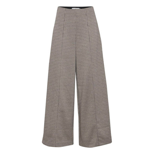 Beige Polyester Pant