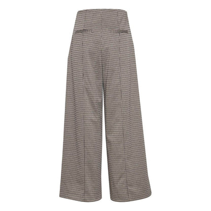 Beige Polyester Pant