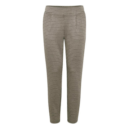 Beige Polyester Pant