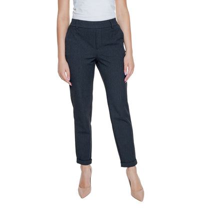 Gray Polyester Pant