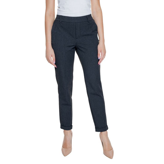 Gray Polyester Pant