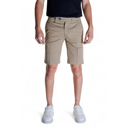 Beige Cotton Bermuda