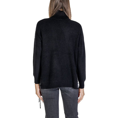 Black Viscose Turtleneck