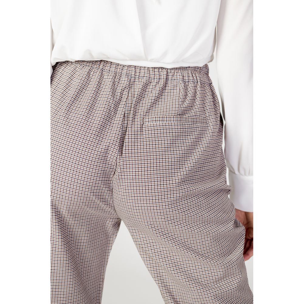 Beige Polyester Pant