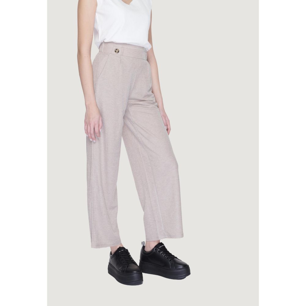 Gray Viscose Pant