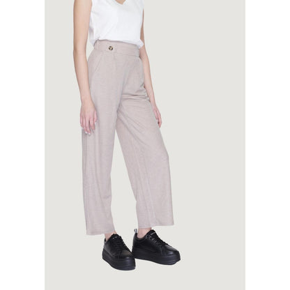 Gray Viscose Pant