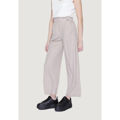 Gray Viscose Pant