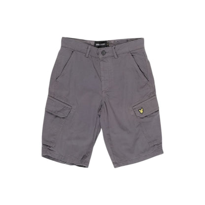 Gray Cotton Bermuda