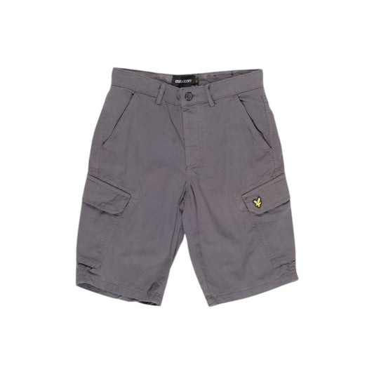 Gray Cotton Bermuda