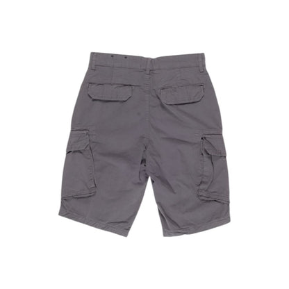 Gray Cotton Bermuda