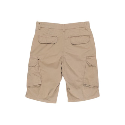 Beige Cotton Bermuda