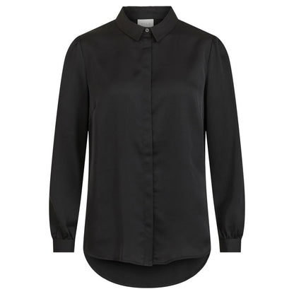 Black Polyester Blouse