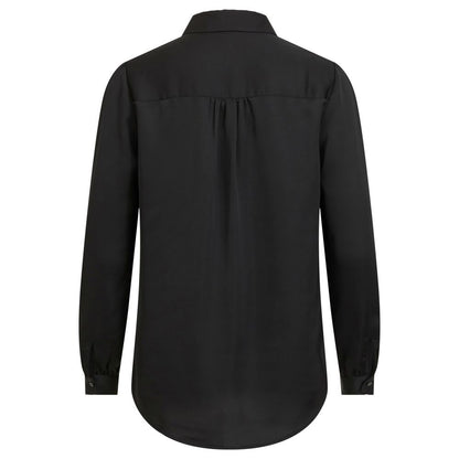 Black Polyester Blouse