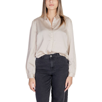 Gold Polyester Blouse