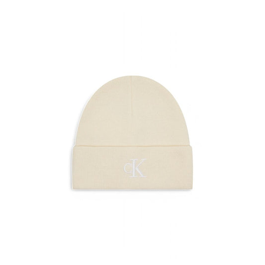 Cream Recycled Polyester Caps Baseball Hat