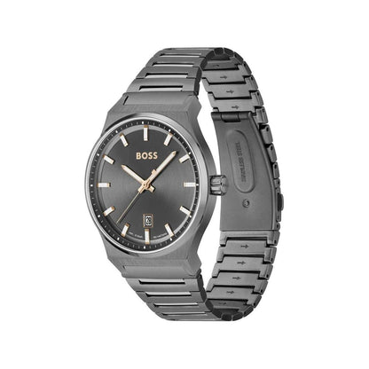 Gray Stainless Steel Watch