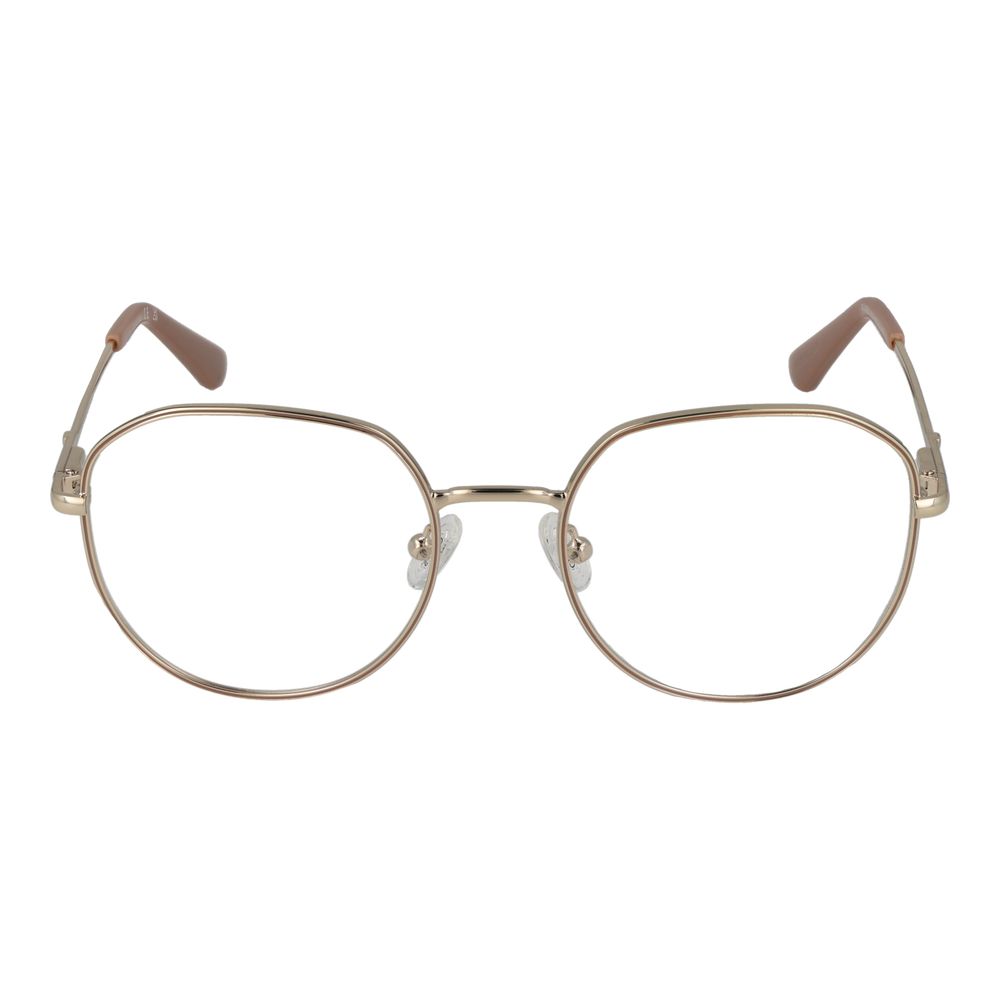Gold Women Glasses Frame