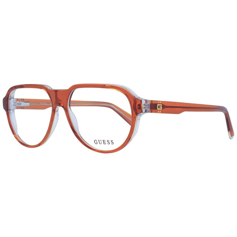 Orange Men Glasses Frame
