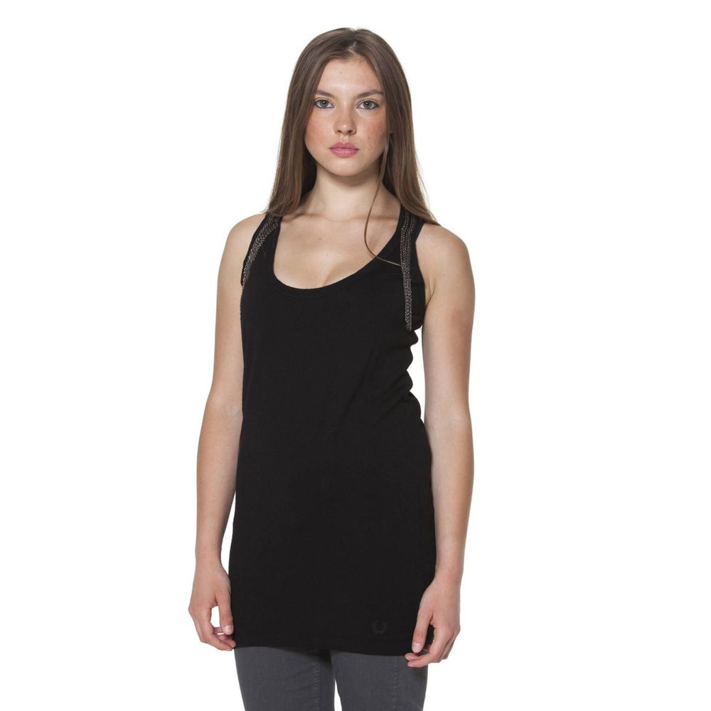 Black Wool Women T-Shirt