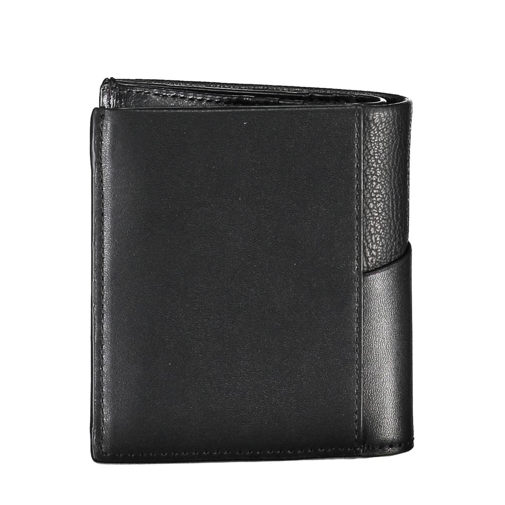 Black Recycled Polyester Men Wallet