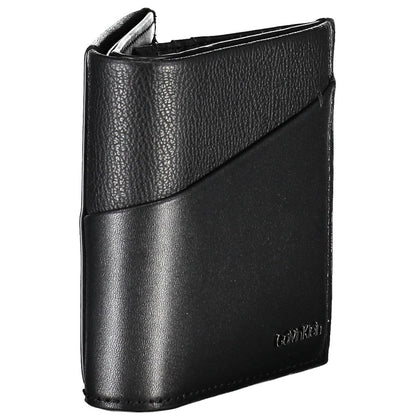 Black Recycled Polyester Men Wallet