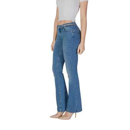 Light Blue Cotton Bootcut Jean
