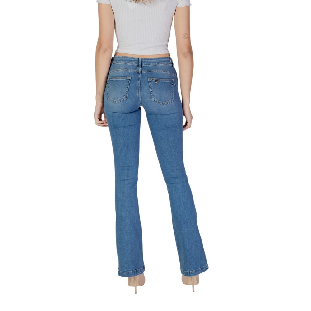 Light Blue Cotton Bootcut Jean