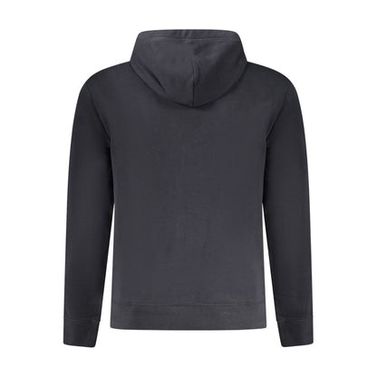 Black Cotton Men Sweater