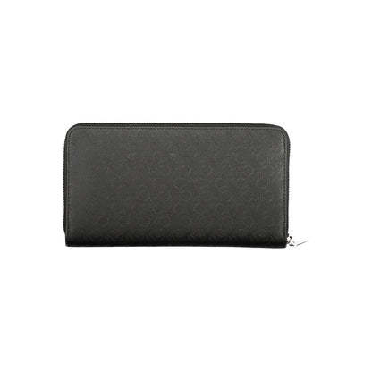 Black Polyester Women Wallet