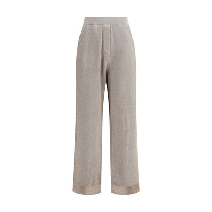 Ribbed lurex Pants