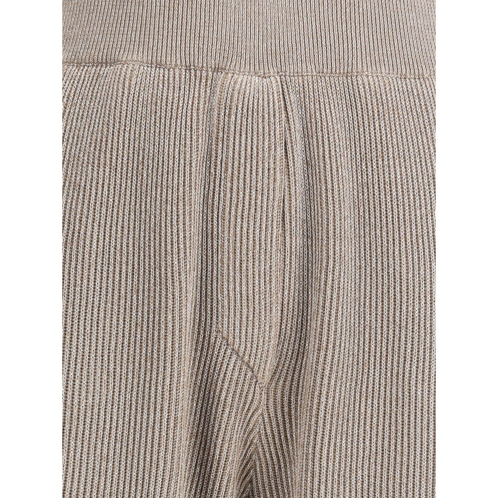 Ribbed lurex Pants