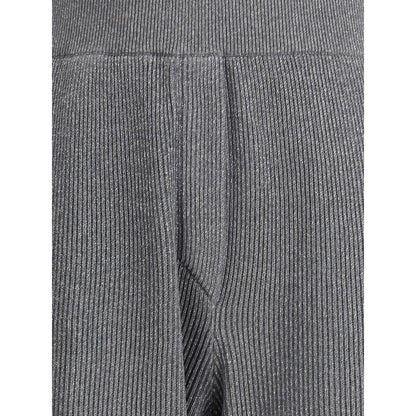 Ribbed lurex Pants