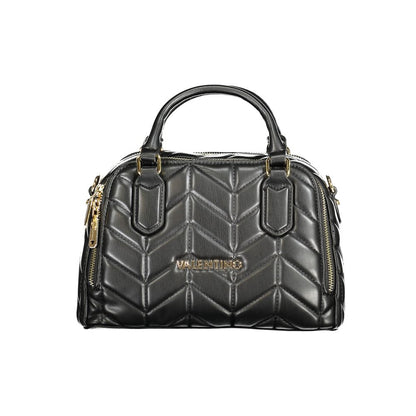 Black Polyethylene Women Handbag