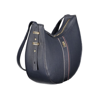 Blue Polyethylene Women Handbag