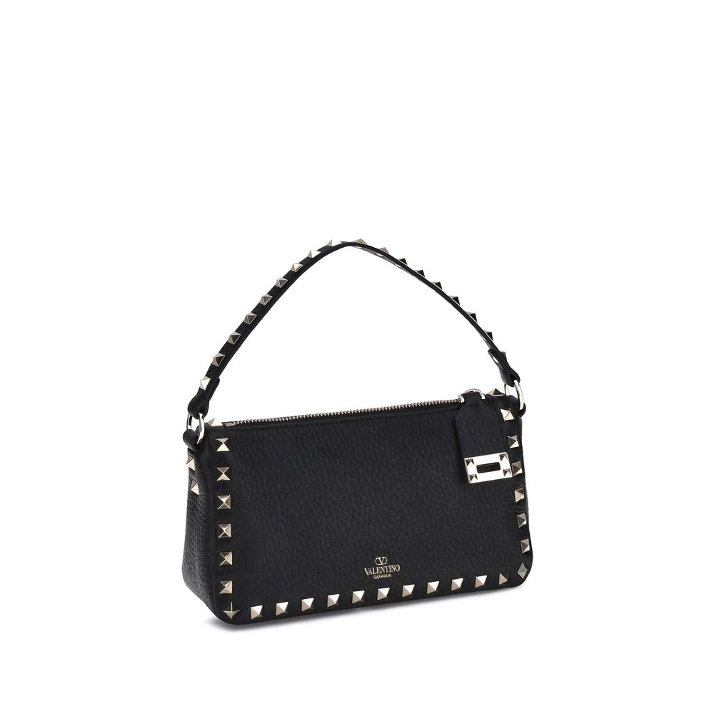 Rockstud Zip-Up Shoulder Bag