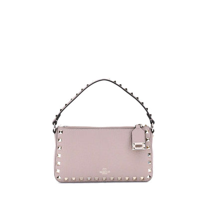 Rockstud Zip-Up Shoulder Bag