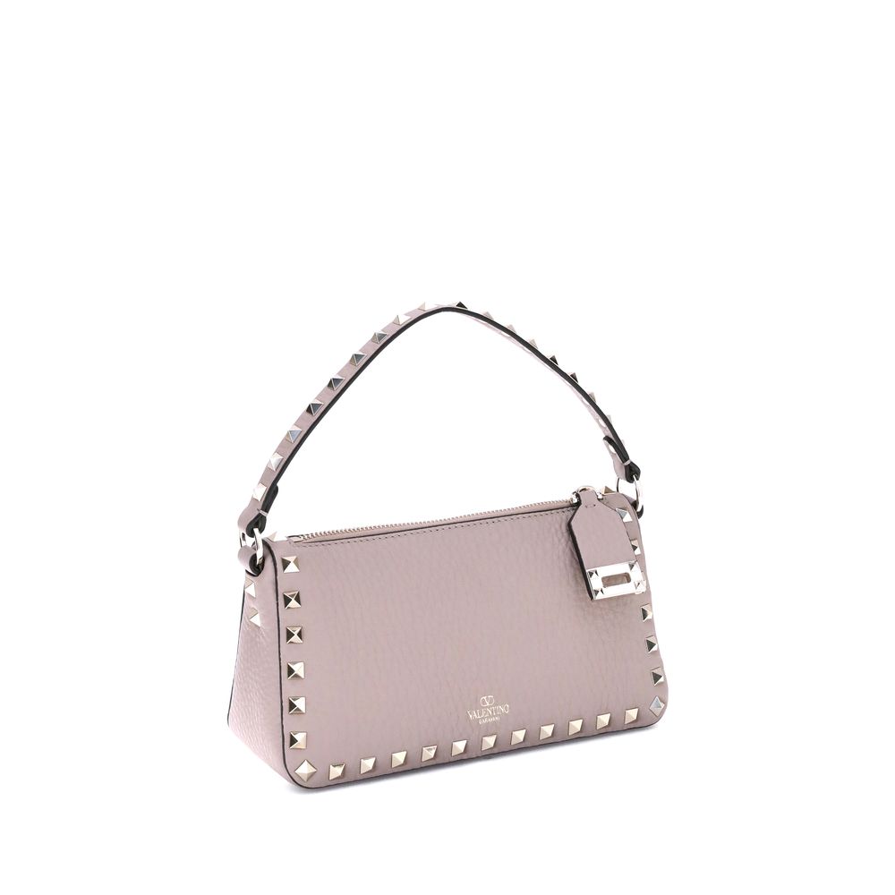 Rockstud Zip-Up Shoulder Bag