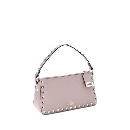 Rockstud Zip-Up Shoulder Bag