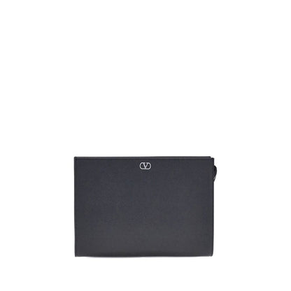 Grained leather Pouch